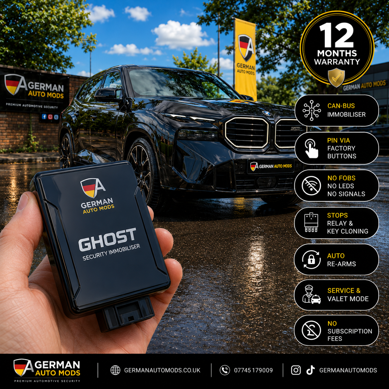 Ghost Security Immobiliser From £399.99 - German Auto Mods
