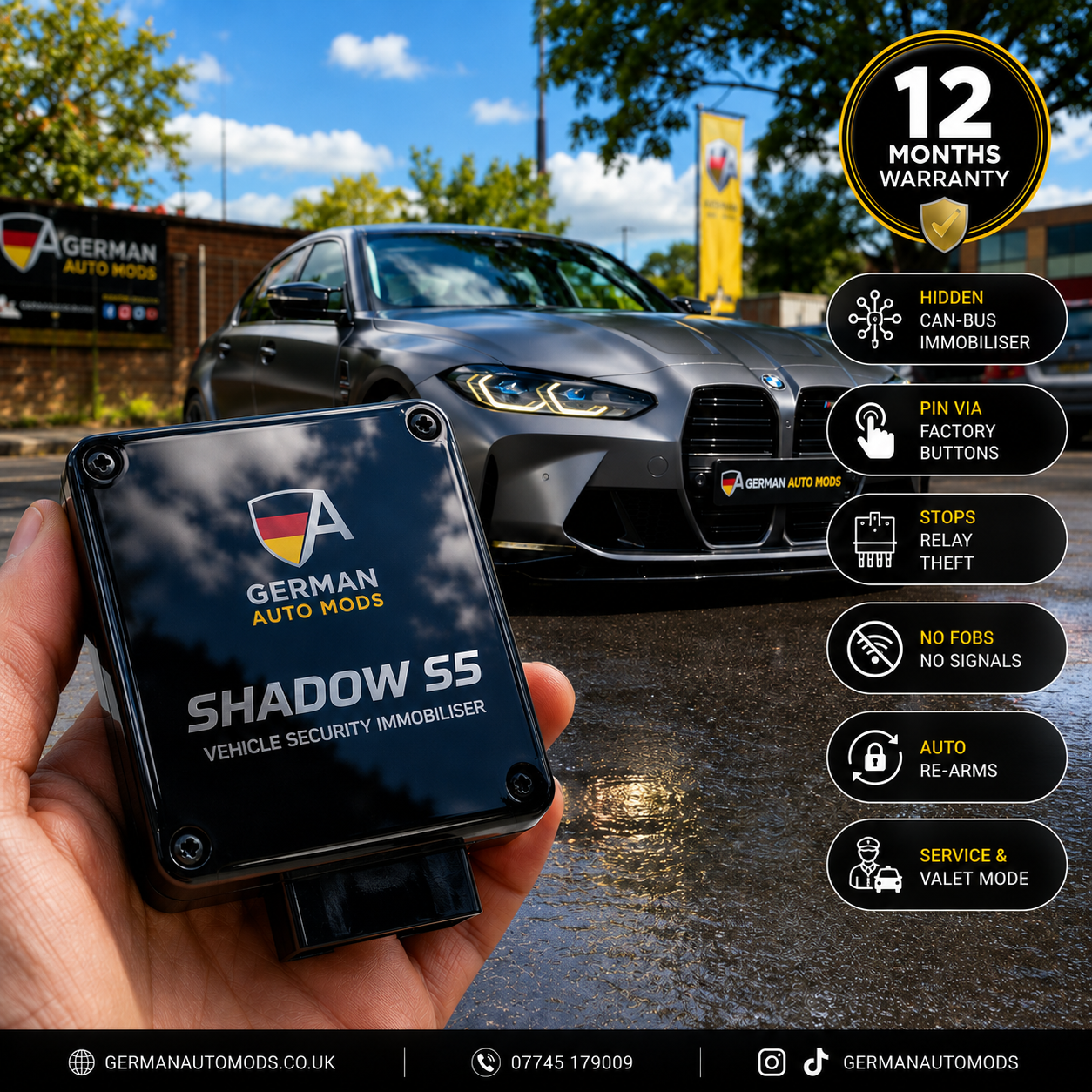 Shadow Vehicle Security Immobiliser