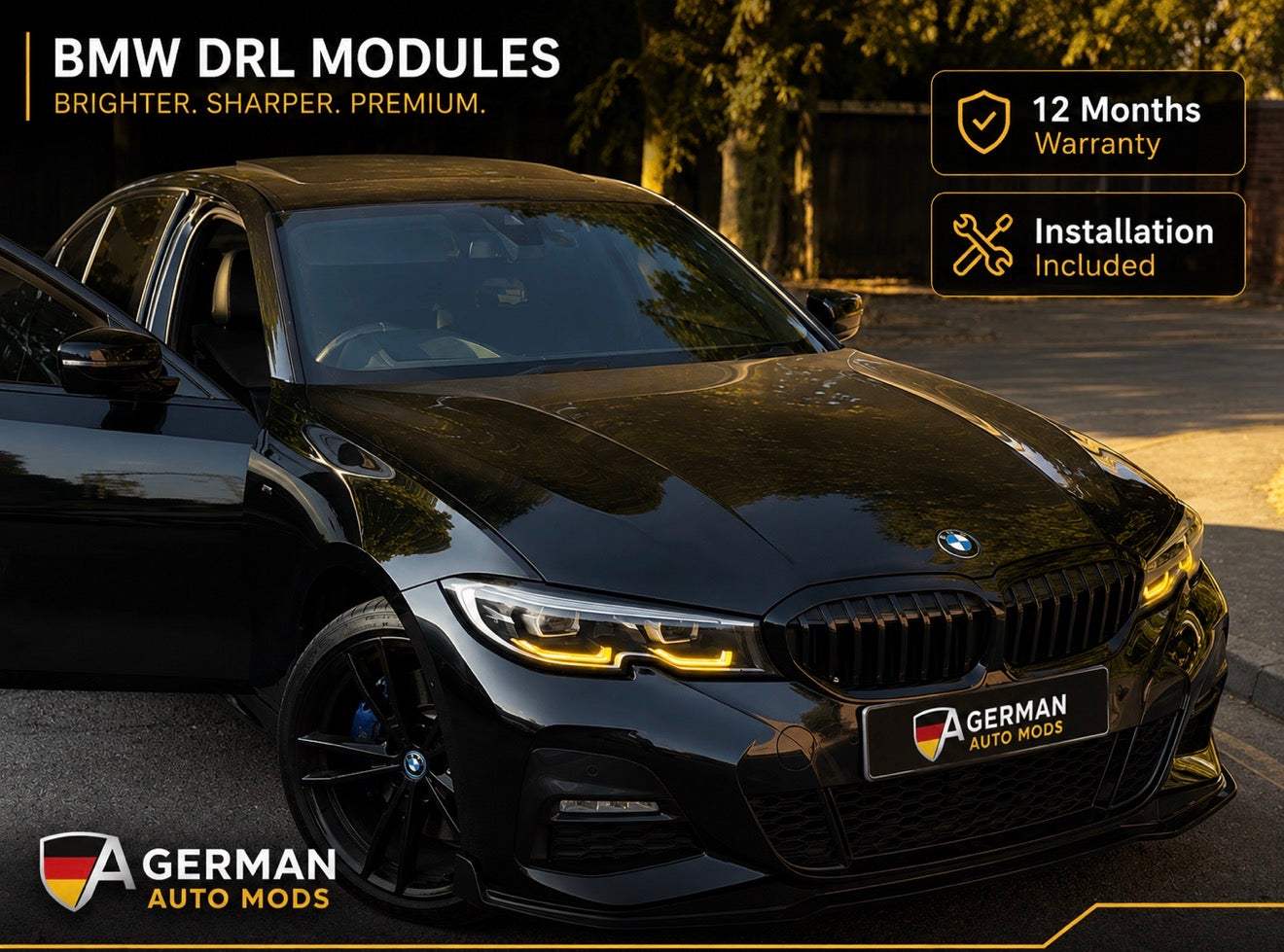 BMW G20 & G21 3 Series CSL Yellow DRL Module