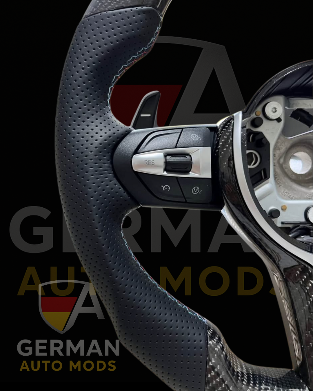 BMW - F series Carbon Fibre steering wheel - German Auto Mods