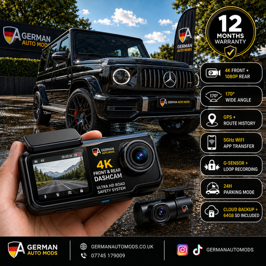 4K Front & Rear Dashcam