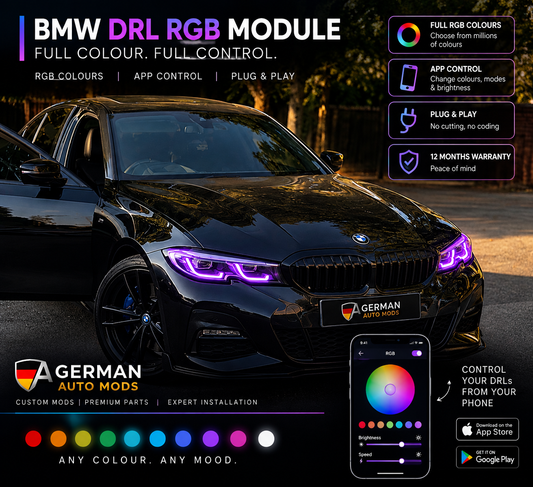 BMW G20 & G21 3 Series RGB multi colour DRL Module (with installation) - German Auto Mods